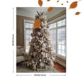thumbnail image 3 of Luxury White & Gold Christmas Tree Canvas Print Wall Art for Living Room Foyer Holiday Decor, 3 of 8