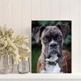 thumbnail image 2 of Brindle Boxer Dog Portrait Canvas Print Wall Art for Living Room Bedroom Office Study Coffee Shop Bar Decor, 2 of 8