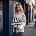 thumbnail image 6 of FORMRS 15-15.6 inch Laptop Sleeve Case Soft Carrying Quilted Computer Bag Cover, Green Stripes, 6 of 7