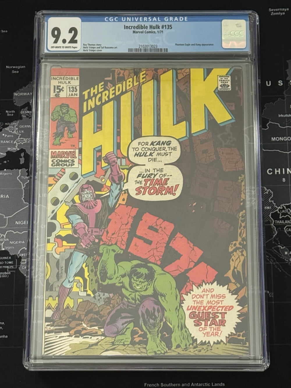 Cover of The Incredible Hulk #135