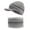 Grey, variant on Gray Soft Knit Lazy Beanie for Women Beanie Hat with Brim Polyester Warm Winter Cuffed Hat for Cold Weather Outdoor Wear One Size