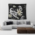 thumbnail image 2 of Hawaiian Butterfly Plumeria Polynesian Tapestry - AH, 2 of 3