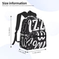 thumbnail image 2 of Pofeuu In Pizza We Crust Art Print Laptop Backpack Travel Canvas Backpack for School Lightweight and Comfortable Backpack College Backpack Schoolbag, 2 of 6