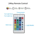 thumbnail image 3 of 2/1Pcs LED Strip Lights, 16ft/32ft 50LED Battery Powered Multi Color Copper String Lights, Waterproof IP44 Decor Fairy String Lights with Remote Control for Outdoor Garden Indoor Bedroom, 3 of 7