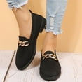 thumbnail image 2 of Sngxgn Women's Flats Shoes Ballet Flats Comfortable Flats Dressy(Black,37), 2 of 8