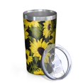 thumbnail image 2 of Sunflower 10oz Tumblers Stainless Steel Tumbler with Lid and Straw,Vacuum Insulated Double Wall Travel Tumbler Cups with Cleaning Brush for Coffee, Tea, 2 of 4