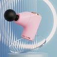 thumbnail image 3 of Mini pistola de masaje portátil y recargable, masajeador muscular profundo, alivio del dolor, pistola de masaje eléctrica con 3 modos y 4 cabezales de masaje para gimnasio, oficina y hogar., 3 of 9