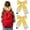 Glitteryellow, variant on School Hair Bows Small Pencil Bow to School for Women 2 count | 3.74" x 2.75" Cute Pencil Hair Bows Clips Yellow Striped Fabric Barrettes Teacher Hair Clips Hair Bows for Women