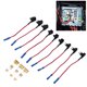 thumbnail image 1 of Agregue un adaptador de circuito conductividad fuerte resistencia a la fusión juego de grifos 3 tipos estándar mini bajo para automóviles camiones barcos ANGGREK Otros, 1 of 8