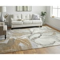 thumbnail image 2 of Feizy Clio Modern Abstract, Gray/Brown, 5' x 7'6" Area Rug Easy Care Stain Resistant Fade Resistant Industrial Watercolor Floor Rug for Living room Bedroom, 2 of 8