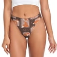 thumbnail image 1 of Balery Beautiful Fox Tangas de Algodón para Mujer con Estampado – Ropa Interior Sexy, Transpirable, G-string-Small, 1 of 6