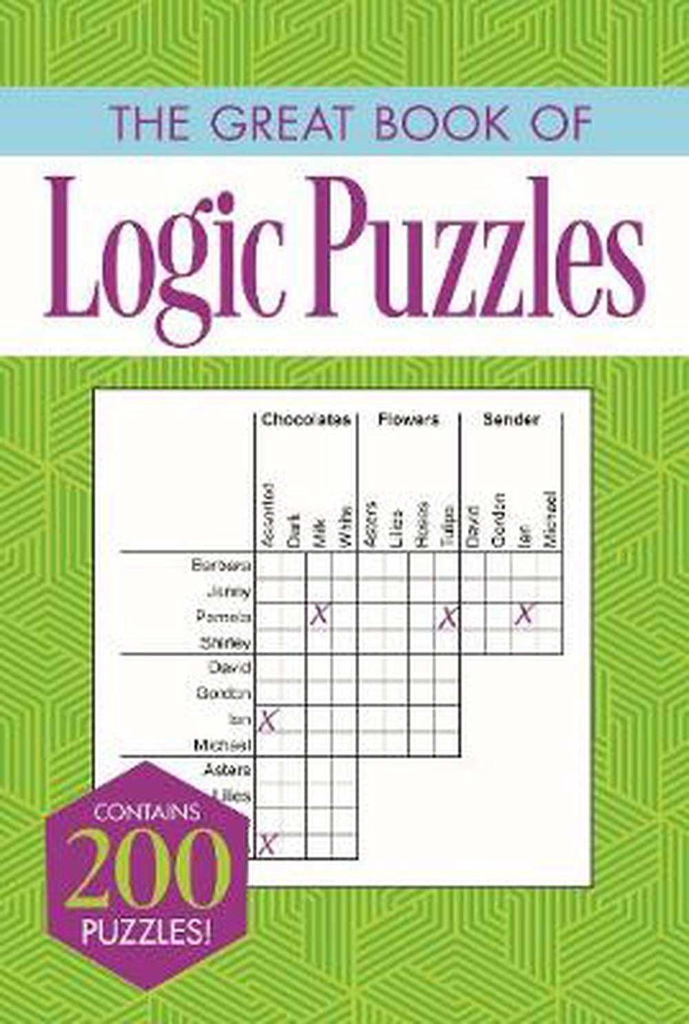GREAT BOOK OF LOGIC PUZZLES - Walmart.com