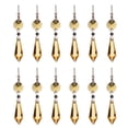 thumbnail image 1 of 12pcs Icicle Crystal Chandelier Prisms, Replacement Drop Parts for Chandeliers, Crystal Curtain, 1 of 5
