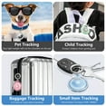 thumbnail image 6 of YUNOVA 2 Pack IPX8 Waterproof AirTag Case with Keychain​ - Secure Tracker Cover Compatible with Apple AirTag for Luggage, Keys, Pet Collars, 6 of 7