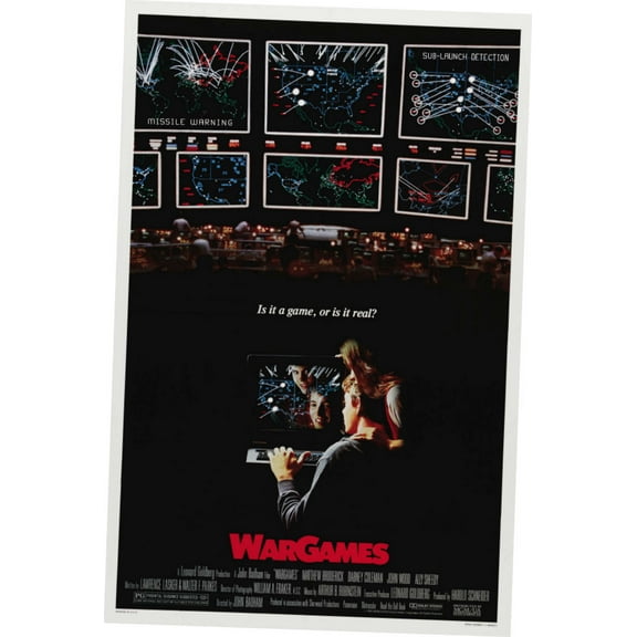 Best posters Wargames Movie poster 16x24 Color Category: Multi, Unframed, Ages: Adults