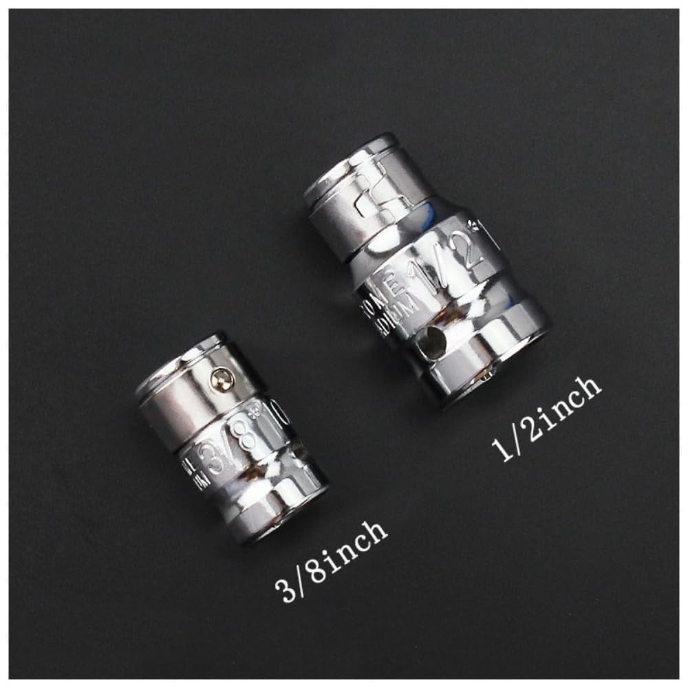 40Pcs 1/2in 3/8in Adaptor Drive Shank Hex Torx XZN Spline Star Impact Socket Set Metric Socket Set Ratchet Driver Socket Wrench
