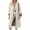 Apricot, variant on Spring Fall Women Plaid Patchwork Long Sleeved Single Breasted Casual Trench Coat
