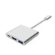 thumbnail image 2 of 3-IN-1 Tipo C HUB 4K HDMI-Compatible con USB 3.0 Adaptador USB-C Docking Station Aluminio aleación de aluminio Desktop Computer Computer Acessory Inevent EL005697-00B, 2 of 7
