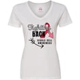 thumbnail image 3 of Inktastic Sickle Cell Awareness Fighting Back Women's V-Neck T-Shirt, 3 of 5