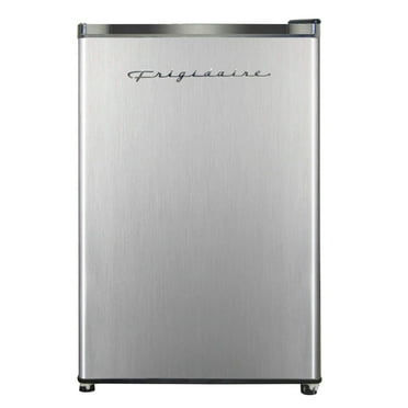 Frigidaire, 1.6 Cu. ft. Capacity Retro Refrigerator with Chrome Trim, EFR182, Platinum