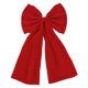 thumbnail image 1 of Corona Navidad Lazos Navideña Interior Y Exterior () Rojo, 1 of 7