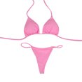 thumbnail image 4 of MKLEKYY Trajes De Baño Dama Women Bandeau Bandage Bikini Set Push-Up Brazilian Swimwear Beachwear Swimsuit, 4 of 4