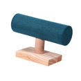 thumbnail image 4 of Soporte para pulseras, expositor de joyas, estante de almacenamiento, base de madera, organizador de pulseras para Verde oscuro, 4 of 9