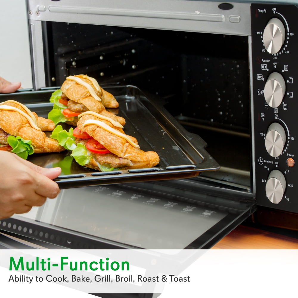 Convection Oven - Grill - Fits 4 Trays - Built-in Timer - up to 300°C