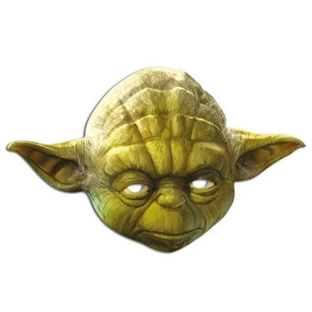 Adult's Star Wars Yoda Jedi Master Paper Party Mask Costume