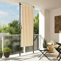 vidaXL Retractable Side Awning Sun Shade Privacy Screen Outdoor Patio ...