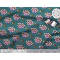 thumbnail image 2 of Soimoi Poly Georgette Fabric Balloon & Hedgehog Kids Print Fabric by The Yard 52 Inch Wide, 2 of 3