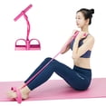 thumbnail image 4 of Bandas De Resistencia Física 4 bandas de resistencia de fitness de pedal de tubo ligeras para gimnasio fitness (rosa) Sywqhk Para Estrenar, 4 of 7