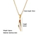thumbnail image 4 of Collar Con La Del Mapa Palestina Accesorios Diarios Ligeros (gotas Doradas), 4 of 4