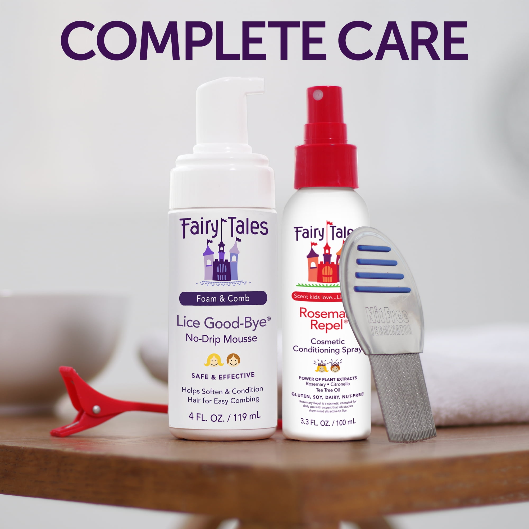 Fairy Tales Lice Good-Bye® Survival Kit, 7.3 fl oz/ 3 pack