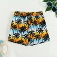 thumbnail image 2 of Gyexs Boys Swim Trunks Size 6-7 Cartoon Dinosaur Print Swim Shorts Bathing Suit Elastic Waistband Casual Summer Beach Vacation Shorts X07-Blue, 2 of 6