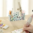 thumbnail image 7 of Panda Face Flower Doughnut Acrylic Pencil Pen Holder Cup 4 Compartments Desktop Organiser 7.87"x2.78"x3.54", 7 of 7