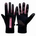thumbnail image 2 of AuroraX Touchscreen Winter Gloves with Thermal Fleece Lined Waterproof Windproof Warm Gloves for Women Insulated Non-Slip Glove for Outdoor Ski, 2 of 3
