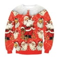thumbnail image 1 of toraway Chandails en Molleton à Col Rond Vintage Hiver Mode Décontractée de Noël pour Hommes Impression 3D Manches Longues Chandail à Capuche L, 1 of 2