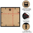 thumbnail image 3 of ELSKER&HOME 16x16 Picture Frame Black Set of 3, Square Picture Frame Display Photo 12x12 with Mat or 16 x 16 Without Mat, 3 of 7