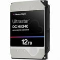 thumbnail image 2 of Western Digital Ultrastar DC HA340 WUS721212BLE6L4 12 TB Hard Drive, 3.5" Internal, SATA (SATA/600), Conventional Magnetic Recording (CMR) Method, 2 of 3
