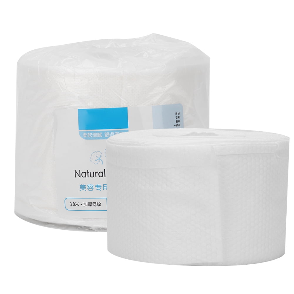 Qiilu 18M Disposable Cotton Washcloth Face Towel Makeup Cleansing Wipes
