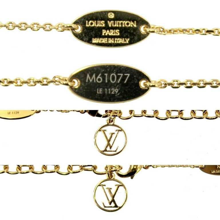 Authenticated Used LOUIS VUITTON Louis Vuitton LV & ME V necklace