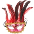 thumbnail image 1 of KAKOWELY Máscara de cosplay para fiesta de mascarada, máscara de mascarada veneciana, disfraz de fiesta, recuerdo, 1 of 4