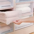thumbnail image 6 of Piwvid Drawer Plastic Stackable Storage Drawer Bins, Small Drawer-type Desk Organizer Boxes, Translucent Small Plastic Chest of Drawers, Plastic Stackable Drawers for Home, Office, Desktop, 6 of 9