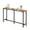 Brown, variant on Zimtown 63" Long Counter Height Pub Table with Footrest, Tall Bar Table fro Kitchen, Dining Room, Multifunctional Dining Table Sturdy Metal Frame, Brown