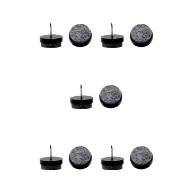 Naiovety 36X almohadilla deslizante para clavos, almohadilla para muebles, deslizamiento de fieltro para pies, alfombrillas antiarañazos, Type2 NO2