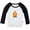 Long Black Raglan T-shirt #B, variant on Nature Bonfire Pattern T shirt For Baby, Newborn Babies T-shirts, Infant Tops, 0-24M Kids Graphic Tees Clothing (Short Pink Raglan T-shirt, 0-6 Months)