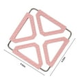 thumbnail image 3 of Heat Resistant Pads Set of 2 Foldable Mat, Adjustable Expandable Size Pot Pan Protector for Kitchen Tables Multipurpose Insulating Mats Portable (Pink), 3 of 6