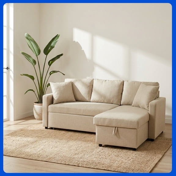Sofá Cama Easy Living Segovia Beige