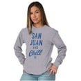 thumbnail image 4 of San Juan Puerto Rico Chill Vintage Long Sleeve TShirt Men Women Brisco Brands S, 4 of 5